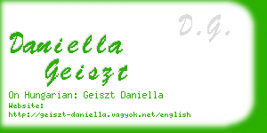 daniella geiszt business card